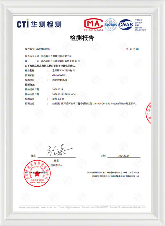 Version chinoise de test ignifuge SLS Version chinoise de test ignifuge SLS