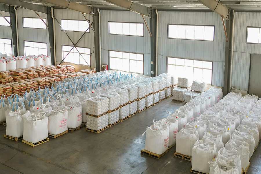 Entrepôt de matières premières